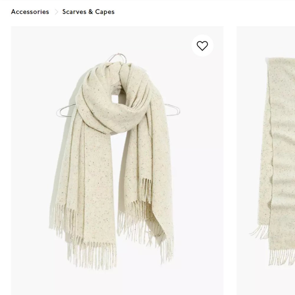 Madewell Rainbow Flecked Wool Scarf